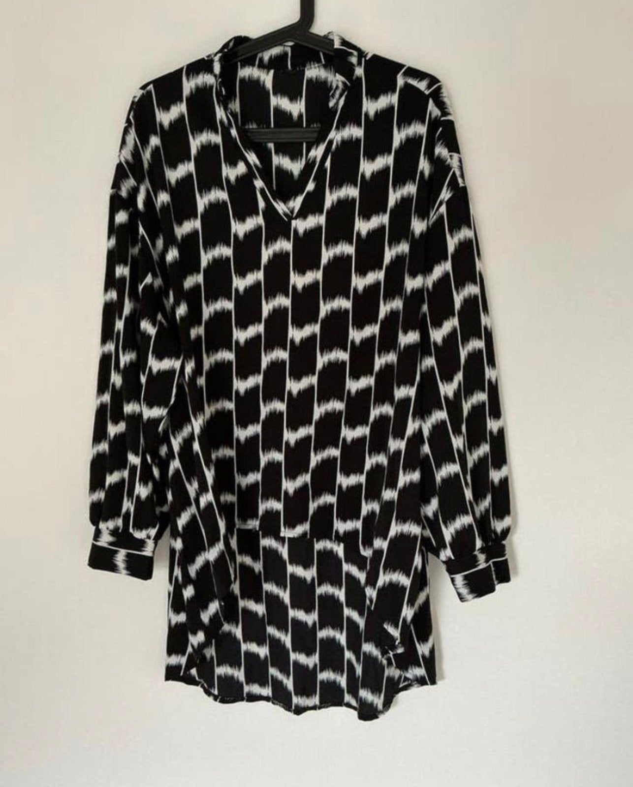 Dames shirt, blouse, luchtig! Maat L, Kleding | Dames, Verzenden, Zo goed als nieuw, Maat 42/44 (L), Zwart