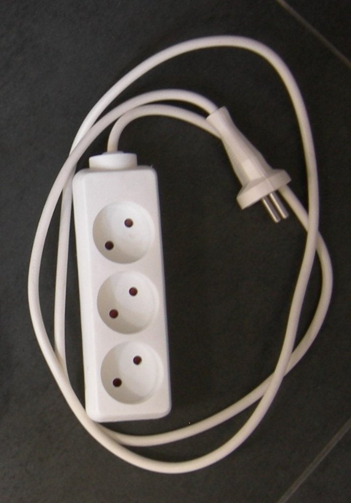 Stekkerdoos 3x 16A/250V Max 2500W snoerlengte 1,5 m. Nieuw., Ophalen of Verzenden, Nieuw, Kabel of Snoer