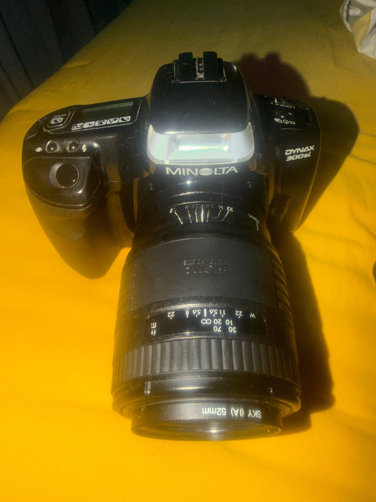 Minolta Dynax 300si Spiegelreflexcamera, Ophalen of Verzenden, Gebruikt, Spiegelreflex, Minolta