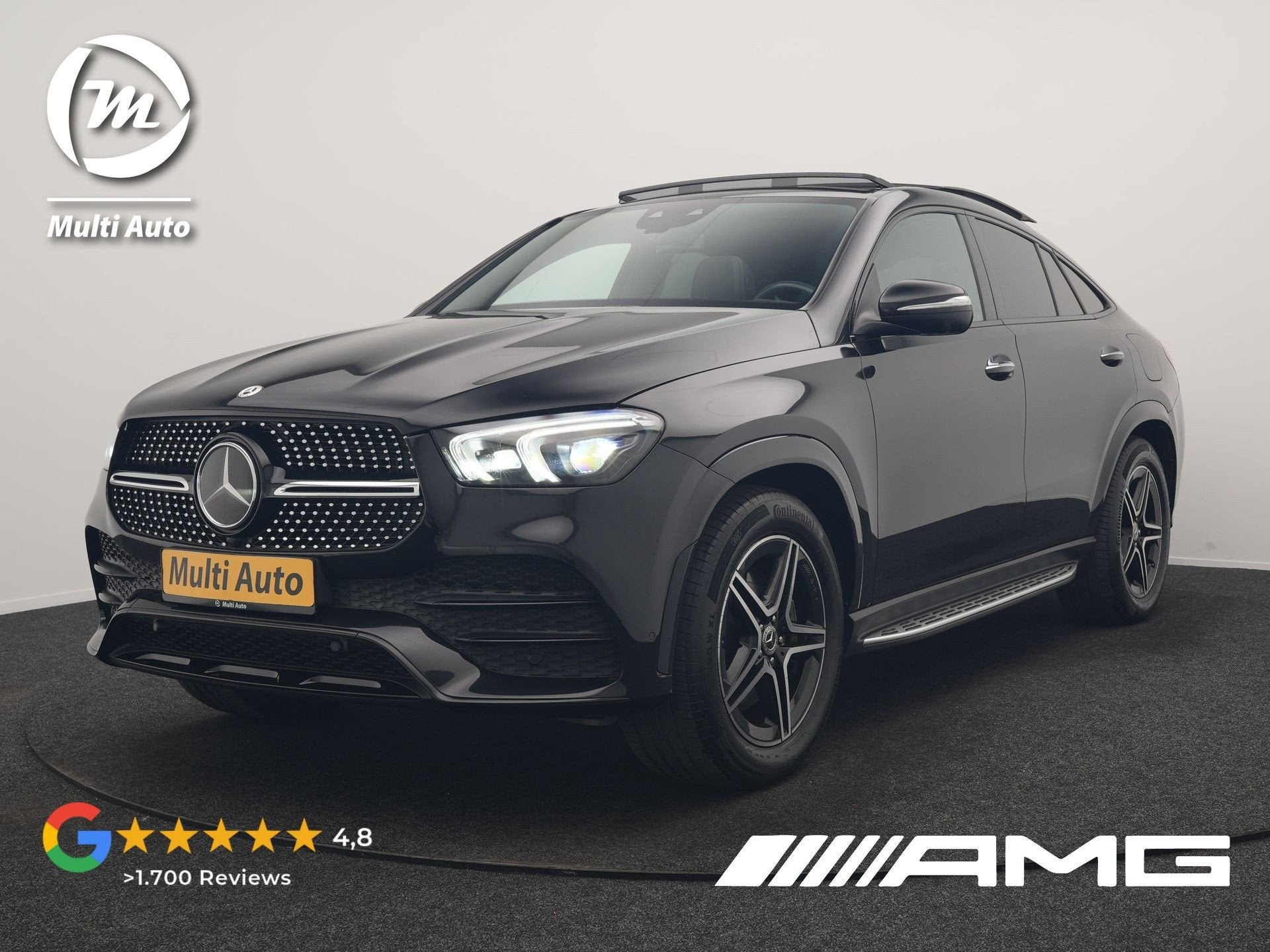 Mercedes-Benz GLE Coupé 350 e 4MATIC AMG Line PHEV 333pk De, Auto's, Dealer onderhouden, 2625 kg, Gebruikt, Zwart
