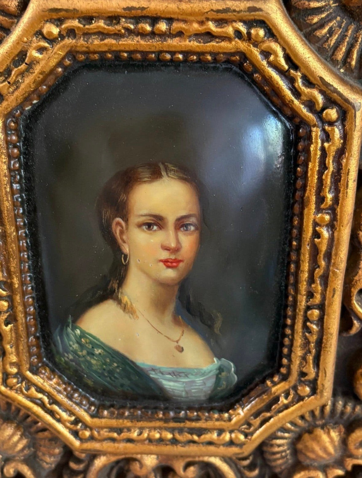 Mooie brocante gouden lijst, Ophalen of Verzenden
