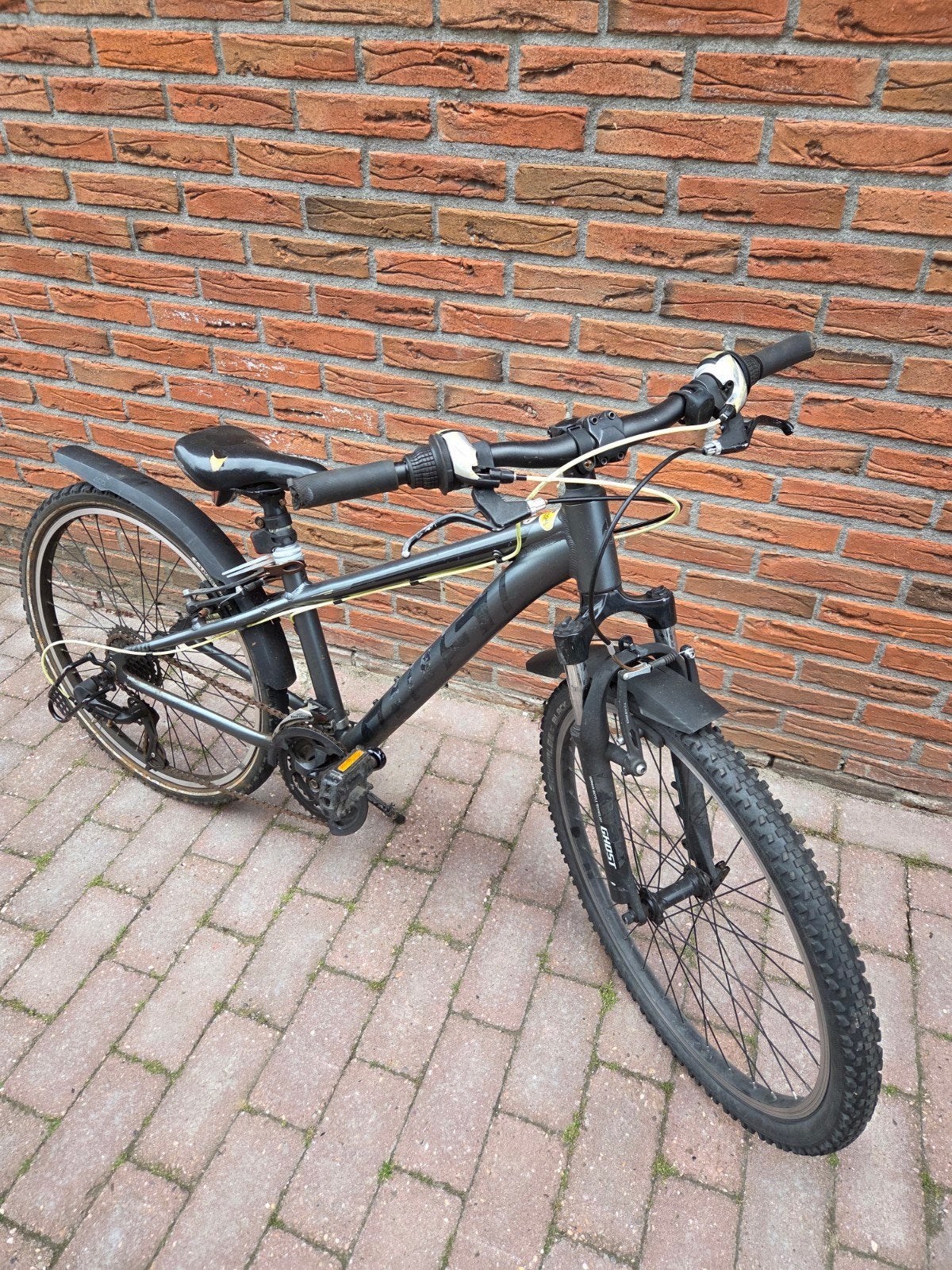 Ghost 24 inch mountainbike met spatborden, Minder dan 45 cm, Ophalen, Gebruikt, Overige merken