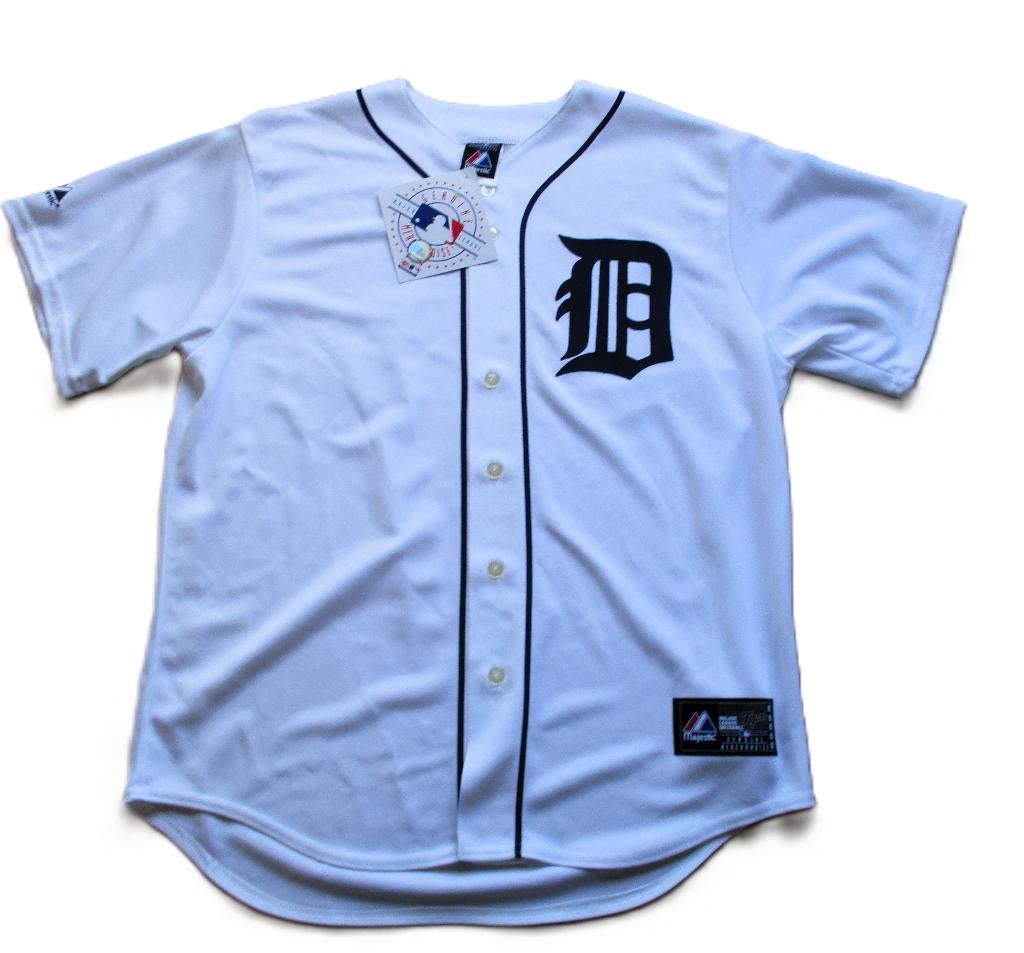 Detroit tigers mlb baseball honkbal game jersey white, Ophalen of Verzenden, Nieuw, Honkbal, Kleding