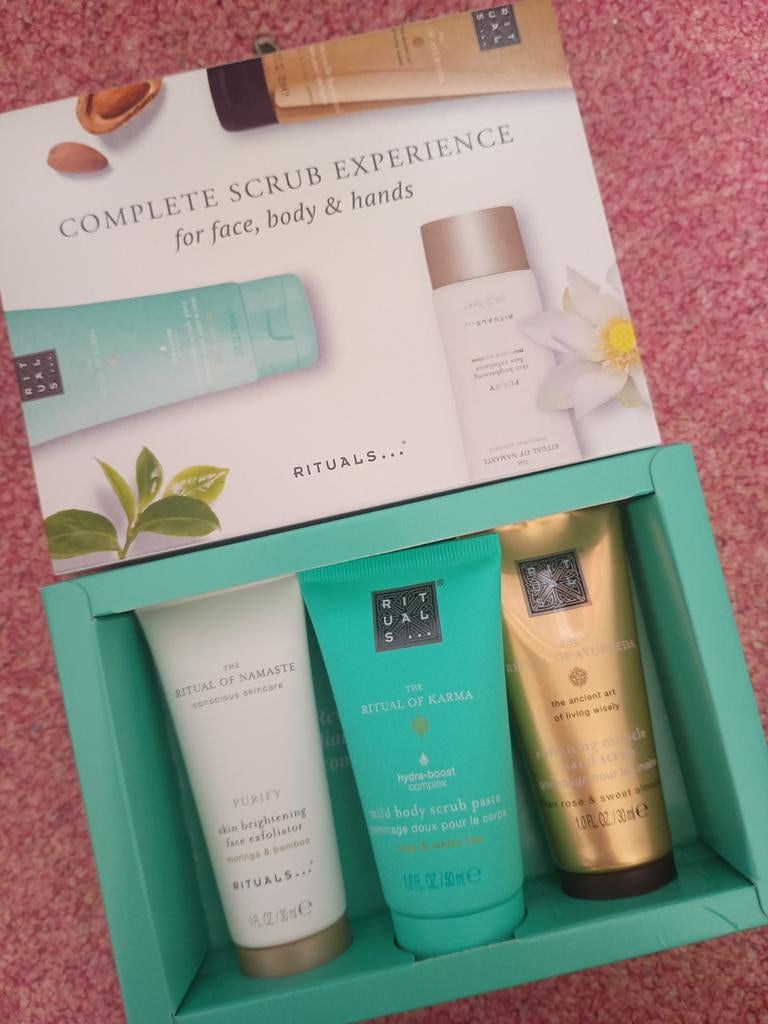 Rituals Complete Scrub Experience Set - Nieuw, Ophalen of Verzenden, Nieuw, Gehele gezicht, Reiniging