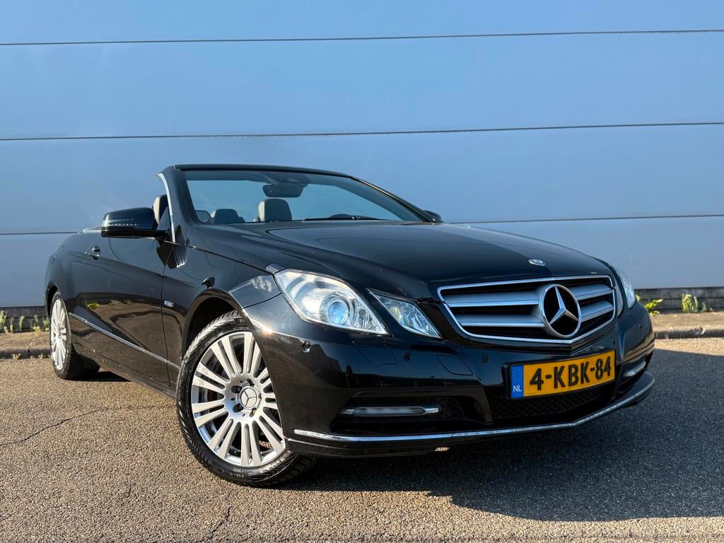 Mercedes-Benz E-klasse Cabrio E220 CDI (bj 2012) FACELIFT|AI, Auto's, Mercedes-Benz, Automaat, Euro 5, Achterwielaandrijving, Zwart