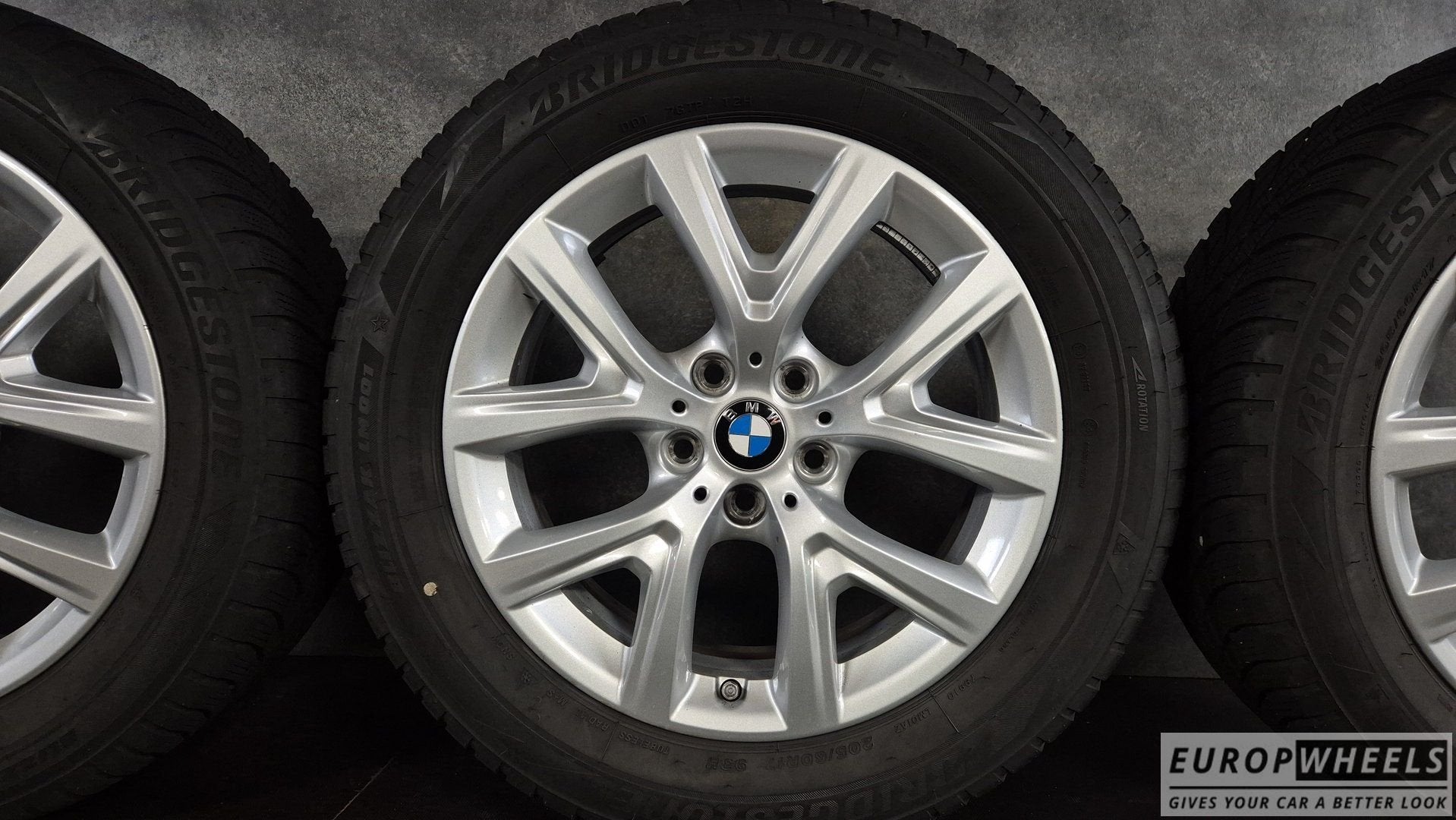 17 inch BMW Velgen Winterbanden X1 F48 X2 F39 Styling 574, Gebruikt, -, -, Banden en Velgen