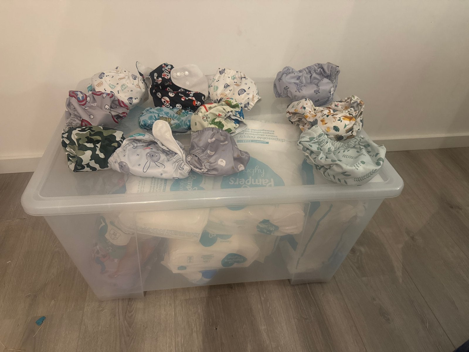 Herbruikbare luiers en oefenbroekjes (zonder plastic bak), Ophalen, Gebruikt