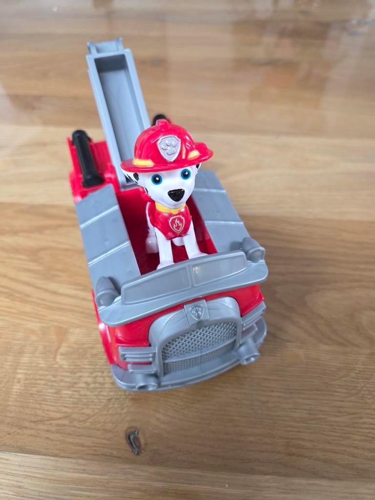 PAW Patrol Marshall Brandweerauto Speelset met Figuur, Ophalen of Verzenden