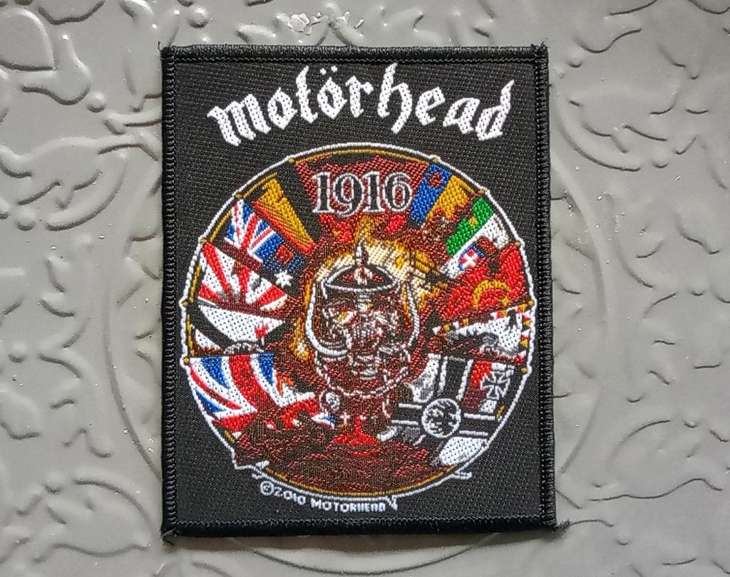Motorhead zeer  mooie 1916 patch 37 2010 uitgave, Verzenden, Nieuw, Kleding