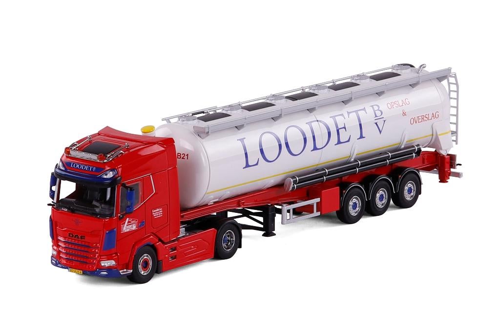 DAF XG+ met Bulkoplegger - Loodet BV, Hobby en Vrije tijd, Modelauto's | 1:50, Ophalen of Verzenden, Nieuw, Bus of Vrachtwagen