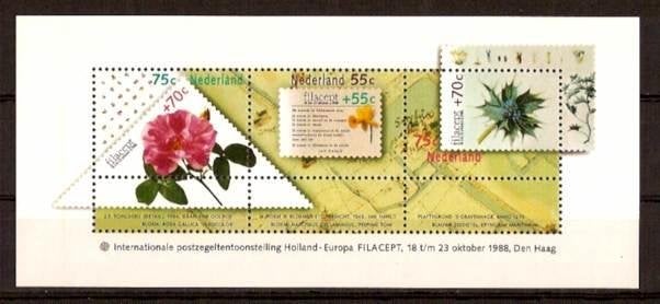 Nederland NVPH nr 1414 postfris FilaCept 1988, Ophalen of Verzenden, Na 1940, Postfris
