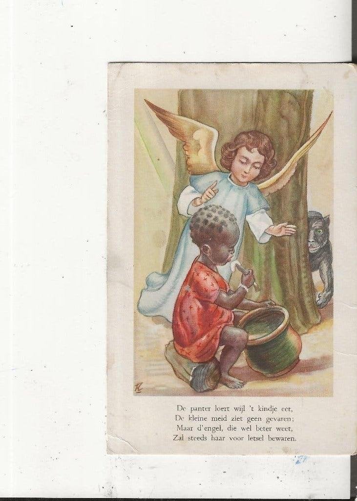 Afrikaanse Missen de Panter loert 20-9-1957, Verzamelen, Ansichtkaarten | Nederland, Ophalen of Verzenden, 1940 tot 1960, Gelopen
