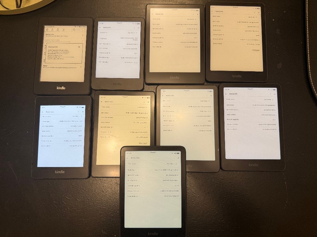 9pcs Kindle E-Readers - 12. gen, 11. gen etc, Computers en Software, Gebruikt, Amazon Kindle, Ophalen of Verzenden, 7 inch
