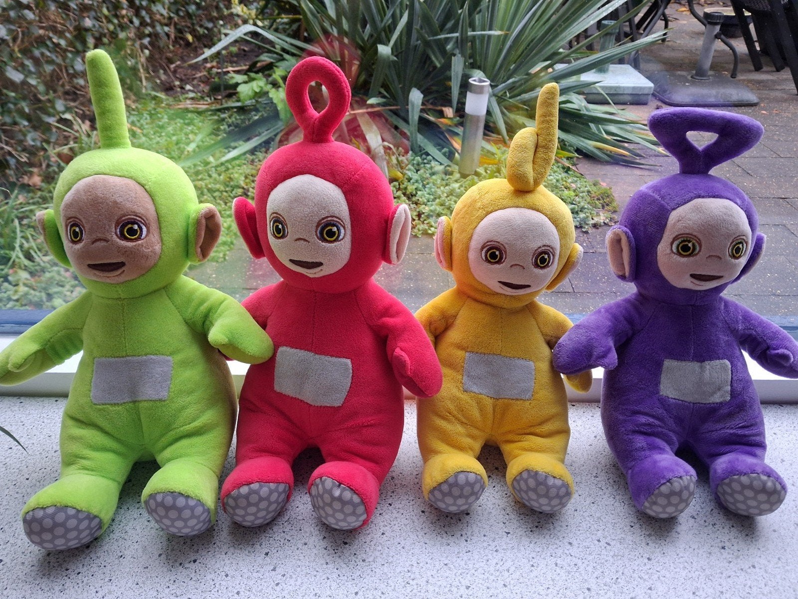 Teletubbie Teletubbies Tinky Winky Dipsy Lala en PO  Sambro, Verzenden, Zo goed als nieuw, Overige typen, Met label