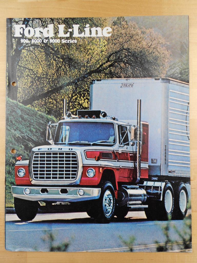 Ford L-Line Brochure 1978 L LN LT LNT LTS 900 8000 9000, Boeken, Ford, Ophalen of Verzenden, Zo goed als nieuw, Ford