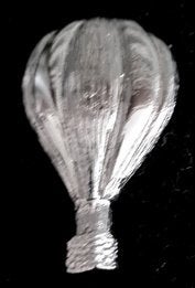 Zilverkleurige ballon pin, Verzenden, Nieuw, Transport, Speldje of Pin