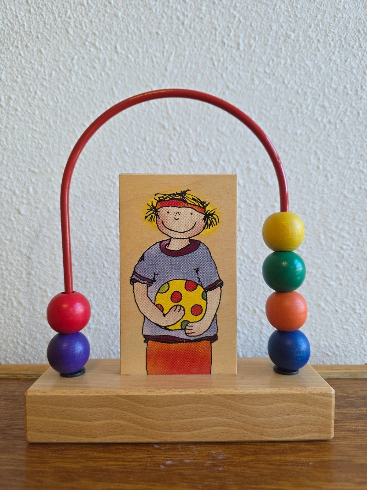 Jan Bibejan houten speelgoed kralenboog, Ophalen of Verzenden, Zo goed als nieuw, Overige typen