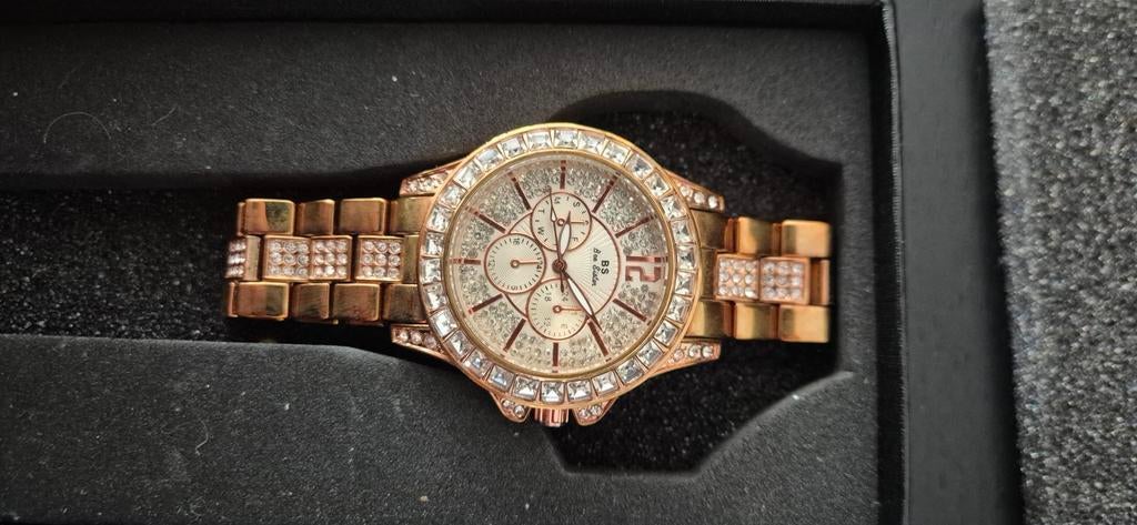 2 stuks BS Bee Sister Dames Horloge - Nieuw met Strass, Overige merken, Overige materialen, Polshorloge, Overige materialen