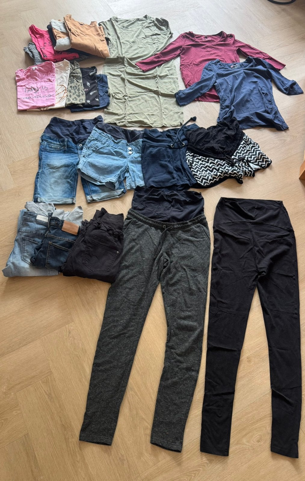 Pakket zwangerschapskleding maat 34/S, Kleding | Dames, Ophalen, Gedragen, Maat 34 (XS) of kleiner, Broek of Spijkerbroek