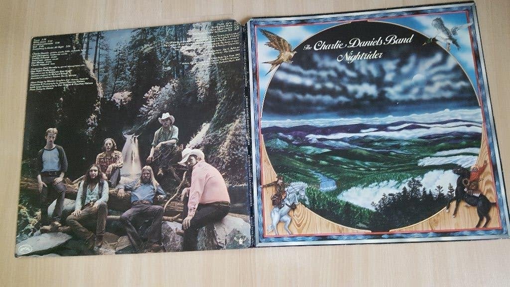 Charlie Daniels Nightrider LP (USA), Cd's en Dvd's, LP, Pop, Ophalen of Verzenden, Zo goed als nieuw