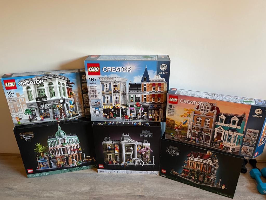 Lego Modular Gebouwen Collectie - Zo goed als nieuw, Lego, Ophalen of Verzenden, Zo goed als nieuw, Icons