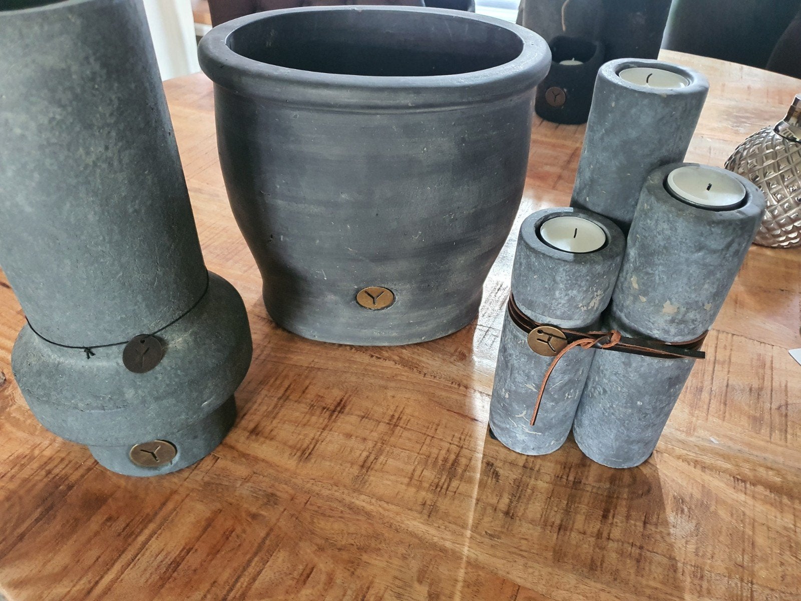 Brynxz set, Rond, Ophalen of Verzenden, Zo goed als nieuw, Aardewerk