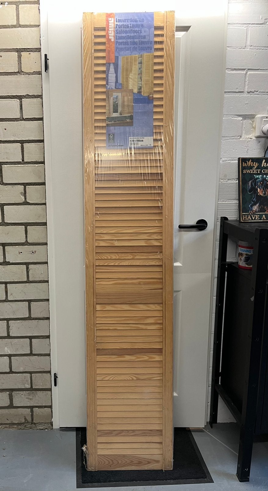 NIEUWE louvredeur, Ophalen, Minder dan 80 cm, Binnendeur, Minder dan 200 cm