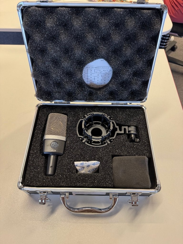 Professionele Groot-Membraan Microfoon 2 AKG C214, Ophalen, Nieuw, Studiomicrofoon