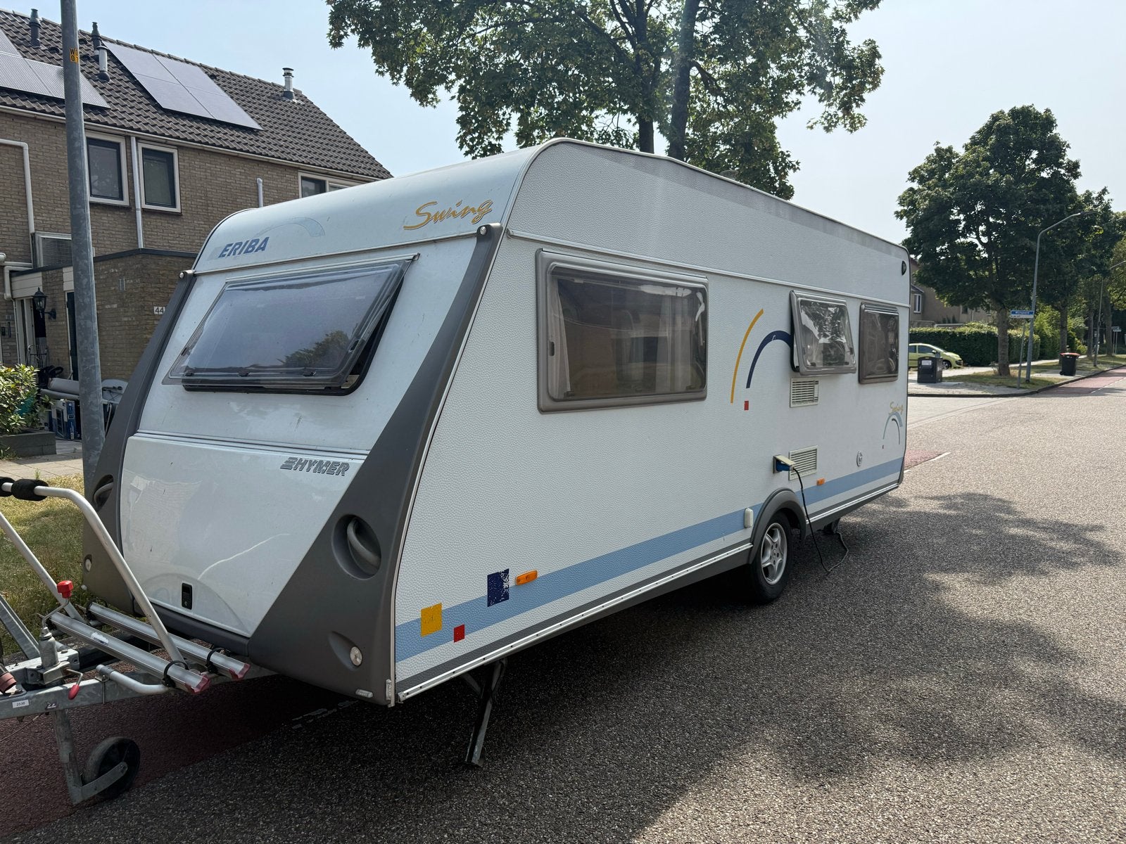 Eriba Hymer Swing 2000 met Obelink voortent (5 slaapplaatsen, Rondzit, Particulier, 5 tot 6 meter, Eriba