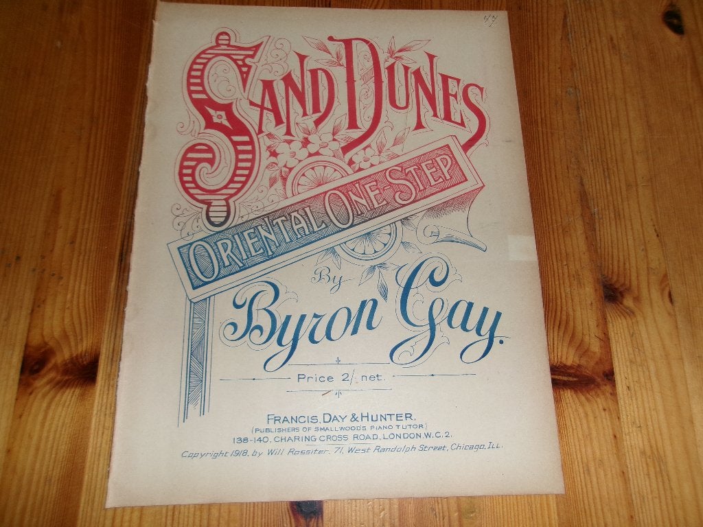 Sand dunes - byron gay, Gebruikt, Ophalen of Verzenden, Artiest of Componist, Piano