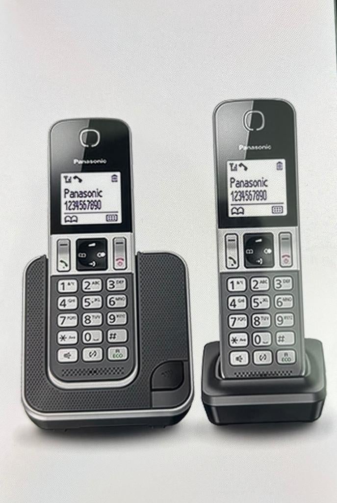 Panasonic draadloze huistelefoon (2 handsets), Ophalen, Zo goed als nieuw, 2 handsets