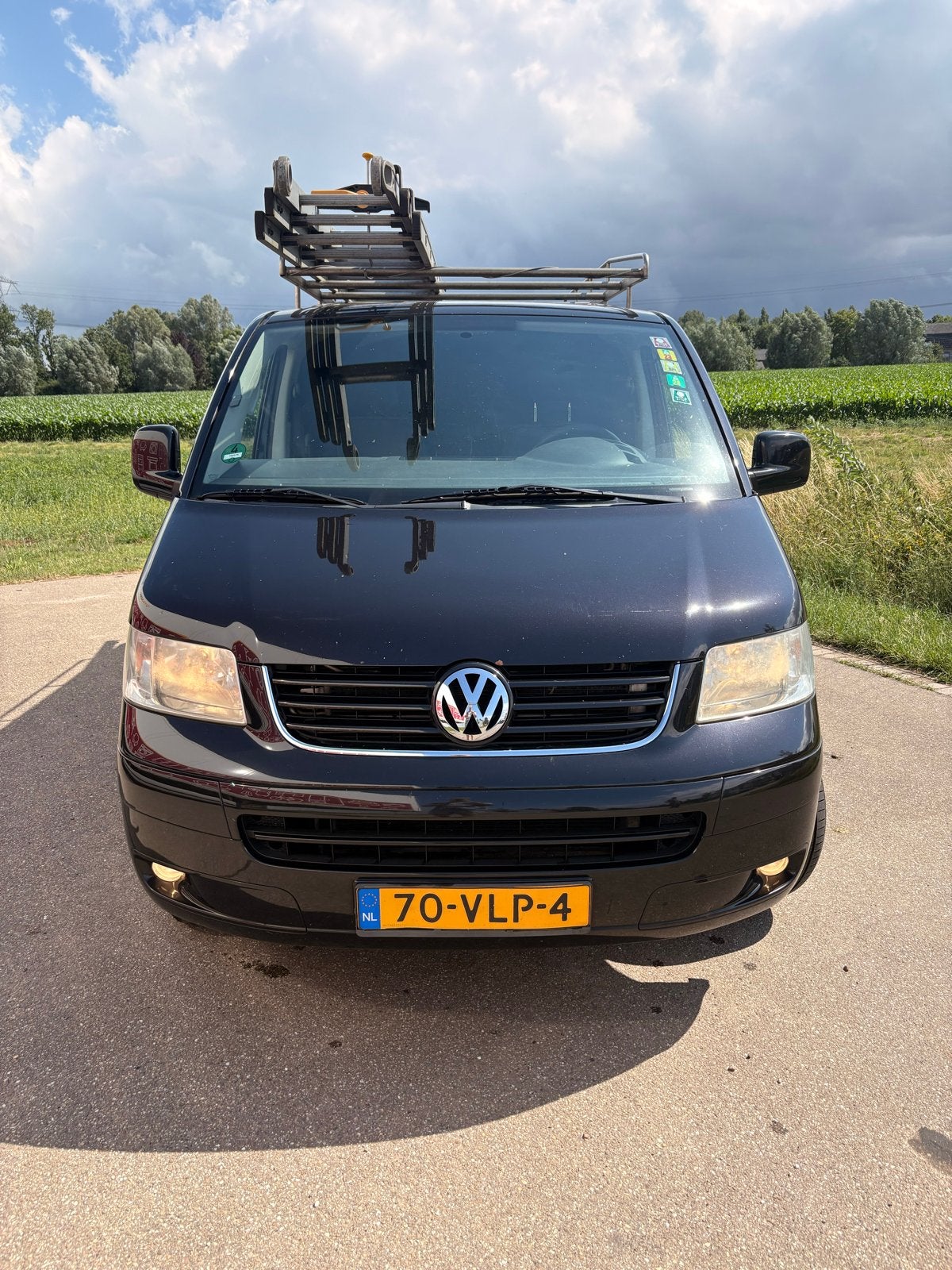Volkswagen Transporter Bestel 1.9 TDI 75KW 2008, Auto's, Bestelauto's, Voorwielaandrijving, Zwart, 4 cilinders, Volkswagen