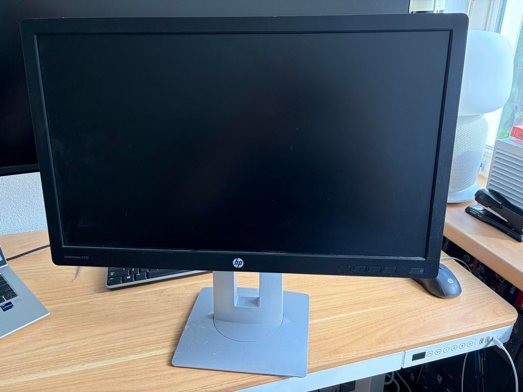 HP EliteDisplay E232 23 inch Full HD Monitor, Computers en Software, Monitoren, Ophalen, Gebruikt, IPS, Full HD