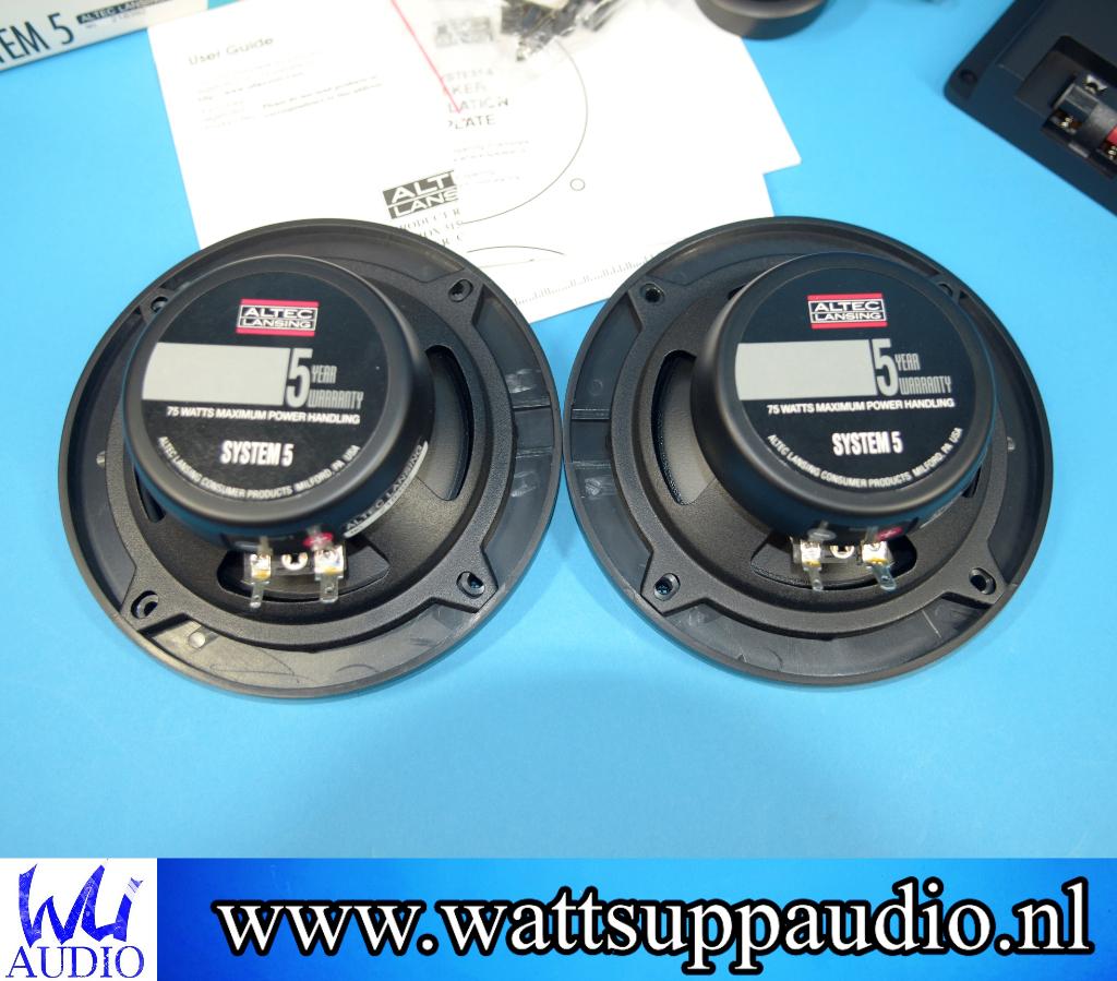 ALTEC LANSING SYSTEM 5 13cm / 5.25'' Composet /speakers USA, Nieuw, Ophalen of Verzenden, ., Support@alteclansing.com