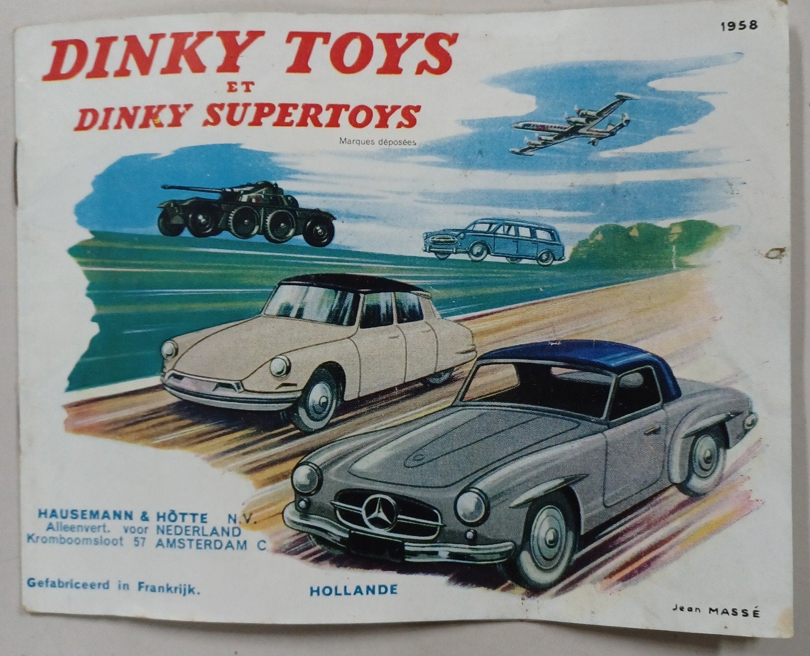 Dinky Toys en supertoys catalogus 1958 uitvoering Nederland, Gelezen, Ophalen of Verzenden, Meccano, Catalogus