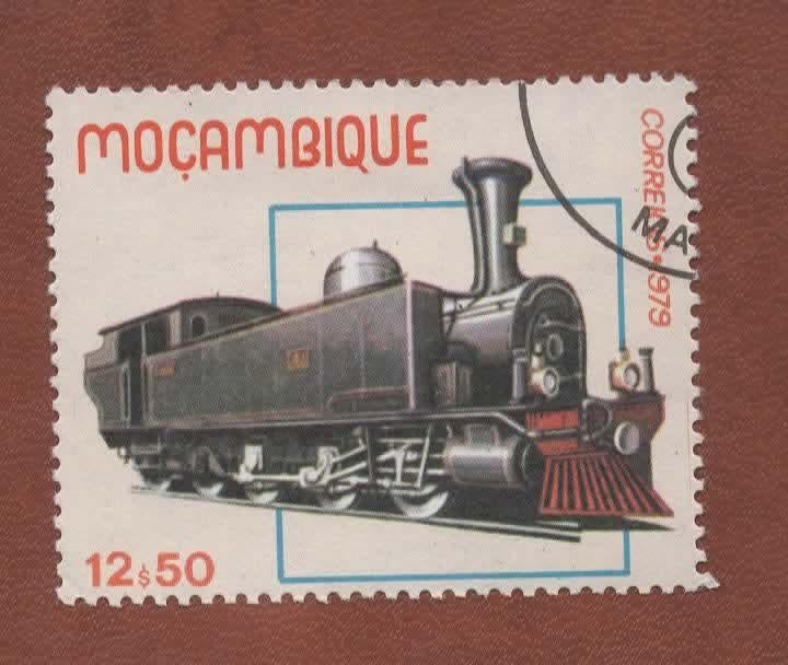 Treinen - Mocambique - 723 (2) - gebr, Verzenden, Gestempeld, Treinen