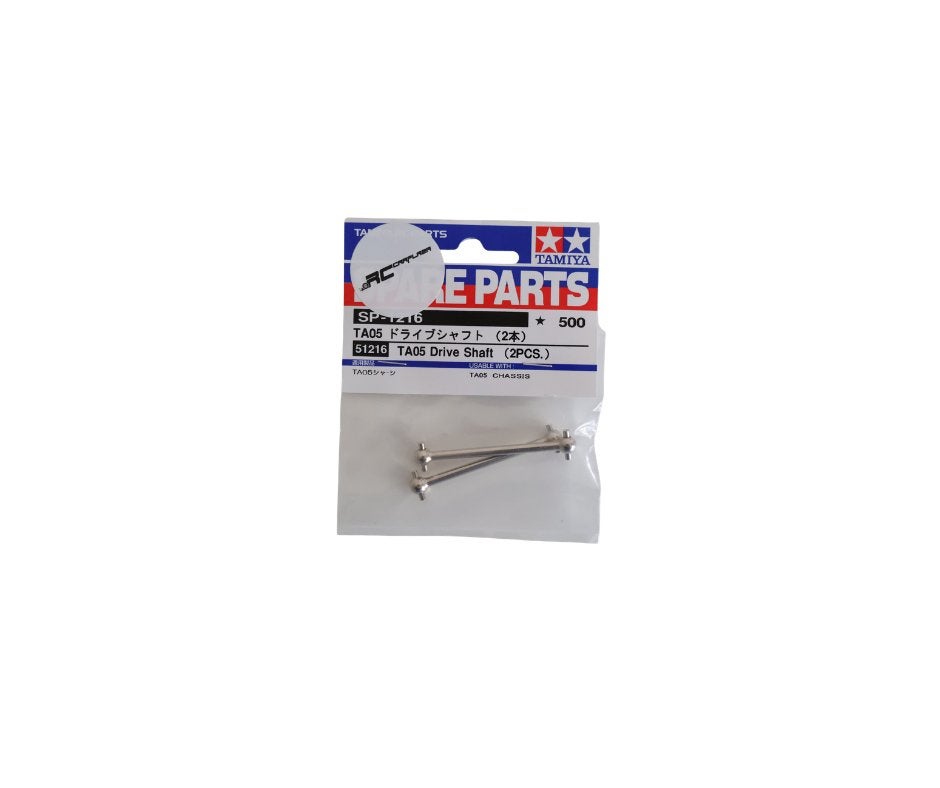 Tamiya 51216 TA-05 CC-01 Drive Shaft front 45mm (2 ) Metal, Ophalen of Verzenden, Nieuw