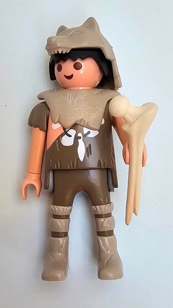 Playmobil Multi Play holbewoner coureur schilder (set 9854), Complete set, Ophalen of Verzenden, Zo goed als nieuw, Figuren