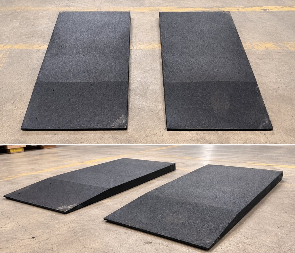 4x Low Rubber Matten – bij aanschaf schaarhefbrug €150,- ex, Ophalen, Wolf, Info@wolftools.nl, Wolf