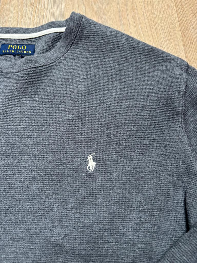 Polo Ralph Lauren Wafelgebreide Trui - Maat L, Kleding | Heren, Truien en Vesten, Ophalen of Verzenden, Zo goed als nieuw, Maat 52/54 (L)