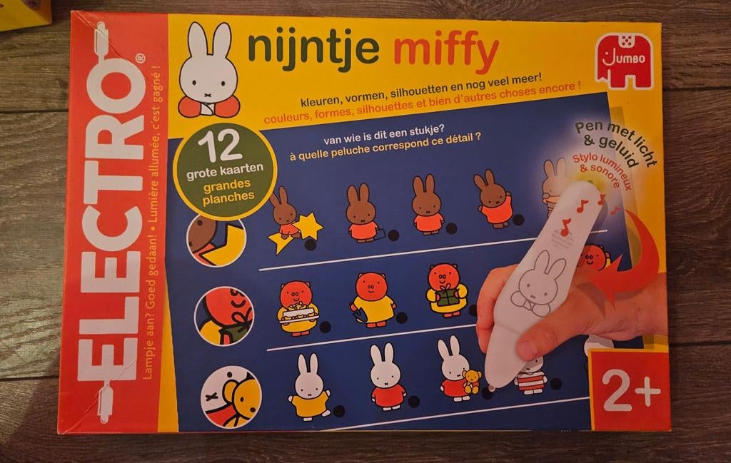 Jumbo Nijntje Miffy Electro spel met licht en geluid, Ophalen of Verzenden