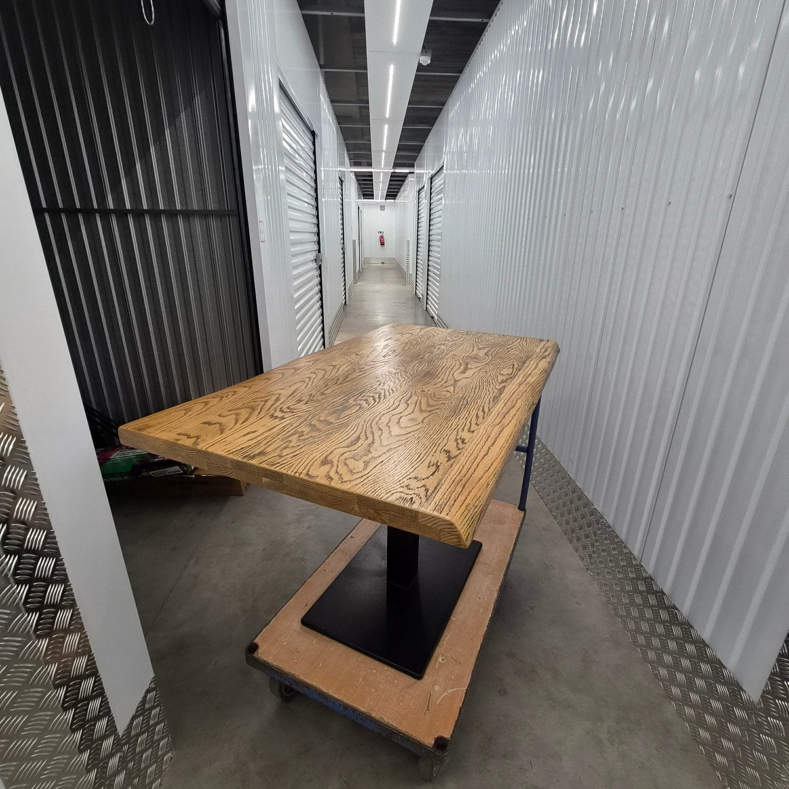Eettafel 120x70, Ophalen, Gebruikt, Rechthoekig, Hout
