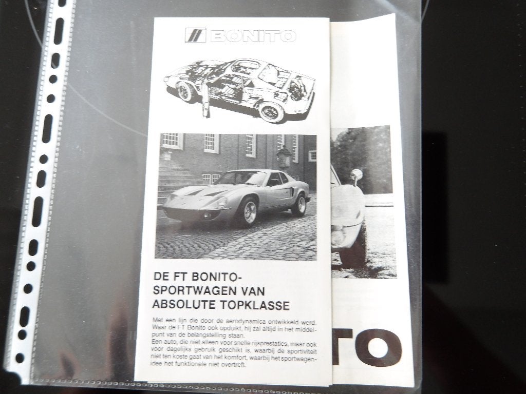 FT Bonito Sportwagen Brochure - Absolute Topklasse, Zo goed als nieuw, Overige merken, FT Bonito, Ophalen of Verzenden
