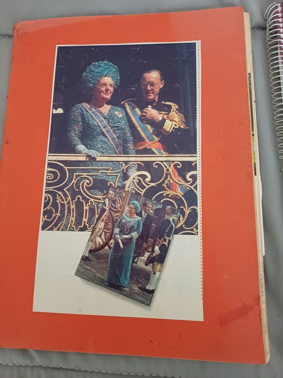 Vintage plakboeken Koninklijke Familie jaren '60/'70, Ophalen of Verzenden, Gebruikt