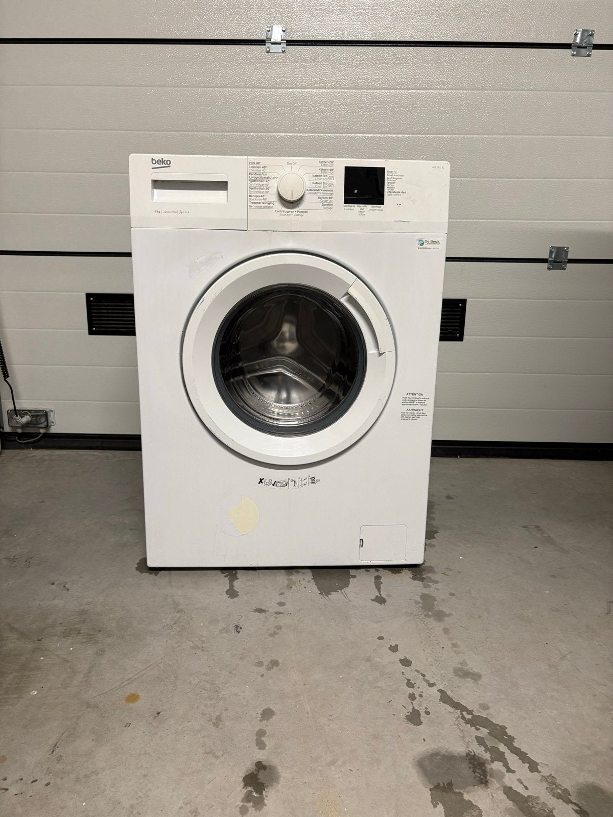 Beko Wasmachine WCV 6611 BC - Meeneemprijs, Ophalen, Gebruikt, 85 tot 90 cm, 1200 tot 1600 toeren