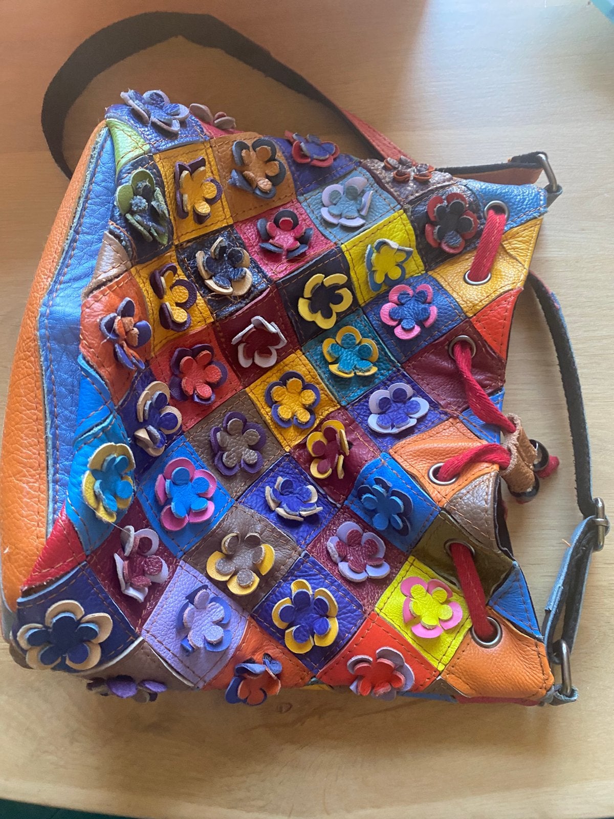 Tas leer, Ophalen of Verzenden, Zo goed als nieuw, Bruin, Handtas