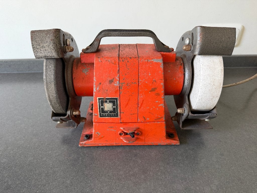 Zware dubbele Creusen slijpmachine type DS 2150 TS, Doe-het-zelf en Verbouw, Ophalen, Gebruikt, Minder dan 700 watt, Werkbankslijpmachine
