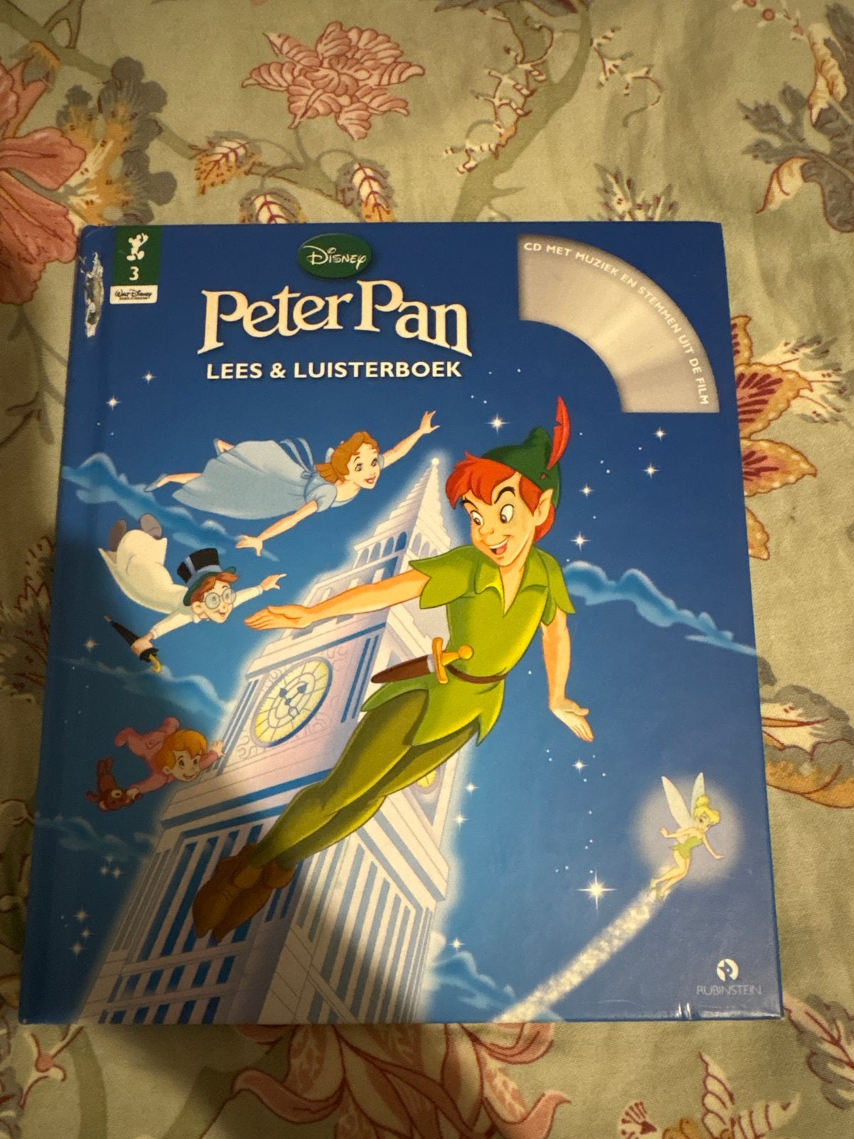 Disney Peter Pan Lees & Luisterboek met CD, Gelezen, Jongen of Meisje, Ophalen of Verzenden, Voorleesboek