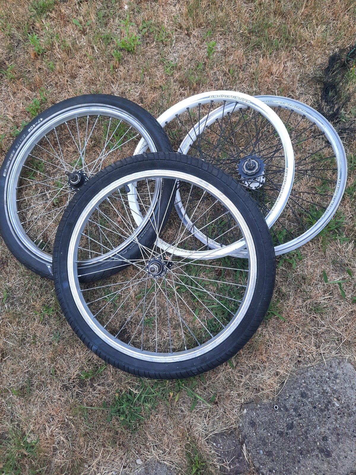 Vouwfietswielen., Ophalen, Gebruikt