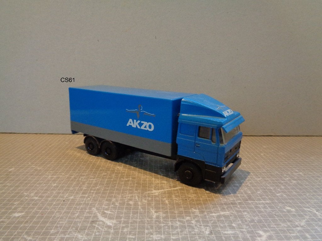 lion daf 2800 bakwagen akzo, Ophalen of Verzenden, Zo goed als nieuw, Bus of Vrachtwagen, Lion Toys